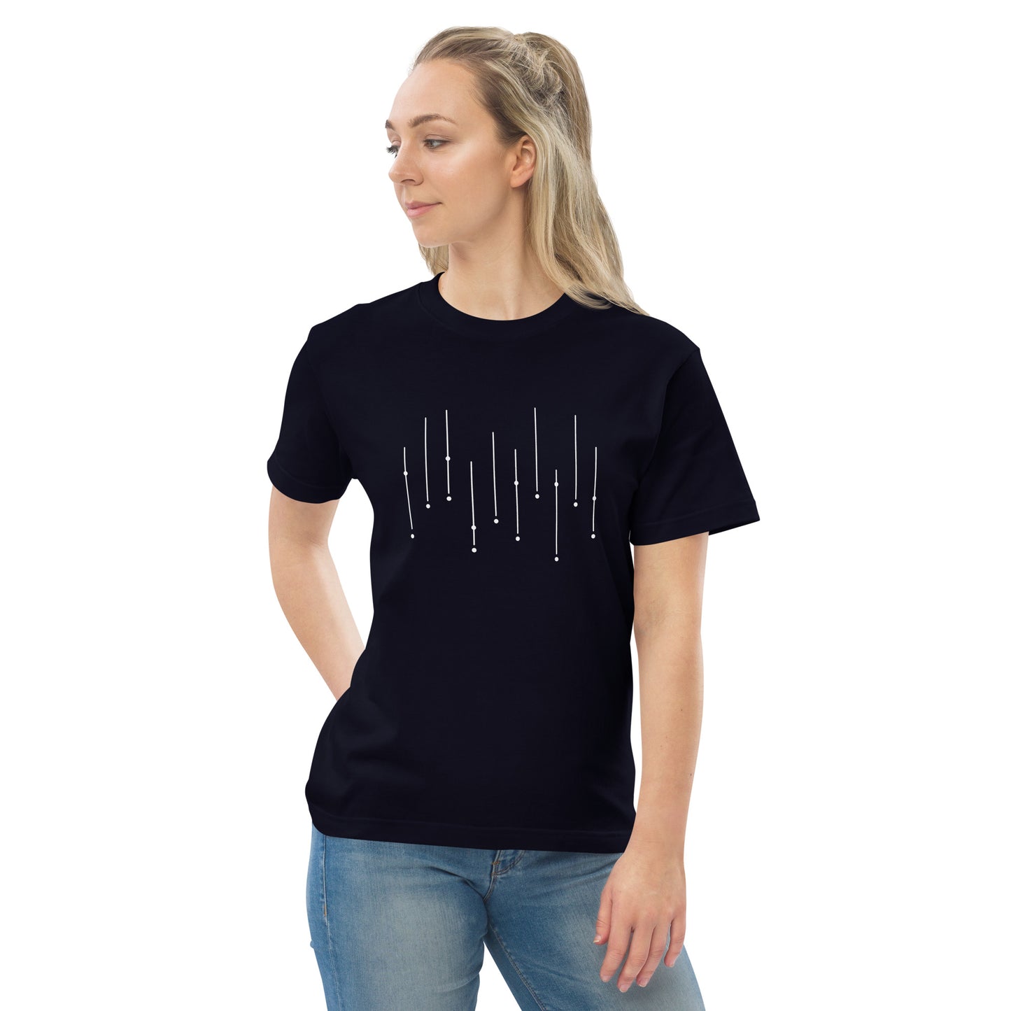雨 | ユニセックス ハイクオリティーTシャツ